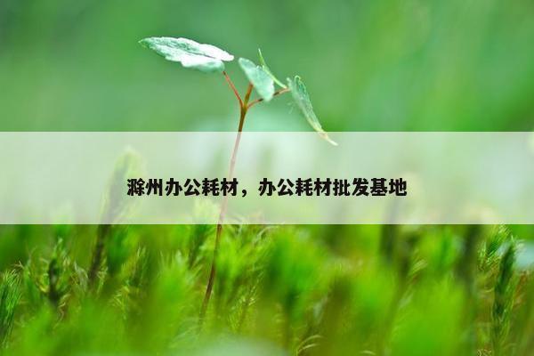 滁州办公耗材，办公耗材批发基地