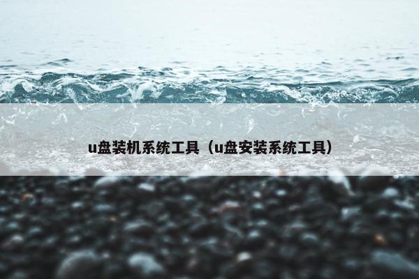 u盘装机系统工具（u盘安装系统工具）