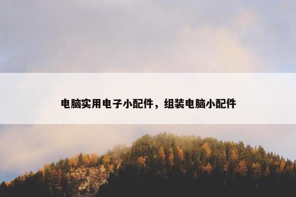 电脑实用电子小配件，组装电脑小配件