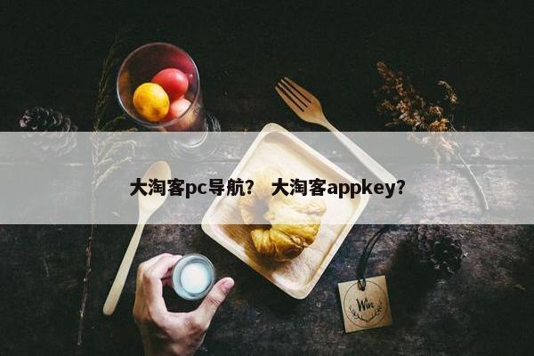大淘客pc导航？ 大淘客appkey？