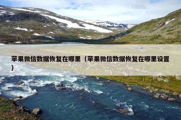 苹果微信数据恢复在哪里（苹果微信数据恢复在哪里设置）