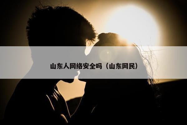 山东人网络安全吗（山东网民）