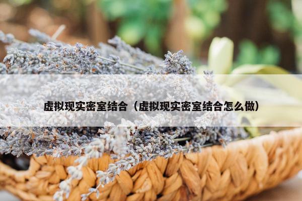 虚拟现实密室结合（虚拟现实密室结合怎么做）