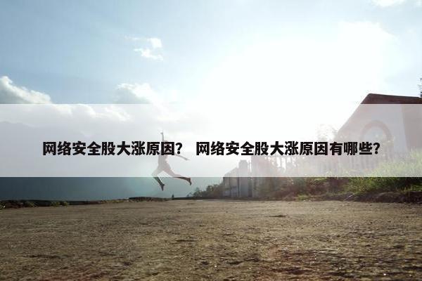 网络安全股大涨原因？ 网络安全股大涨原因有哪些？