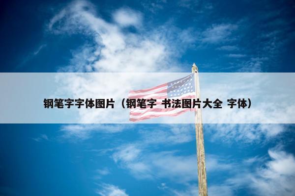 钢笔字字体图片（钢笔字 书法图片大全 字体）