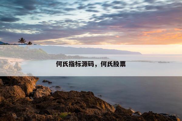 何氏指标源码，何氏股票