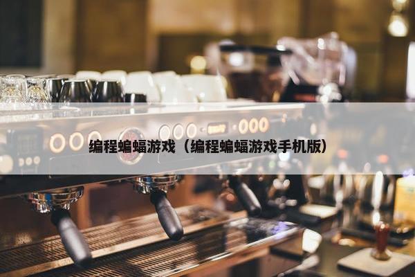 编程蝙蝠游戏（编程蝙蝠游戏手机版）