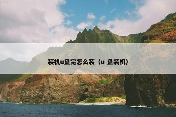 装机u盘完怎么装（u 盘装机）
