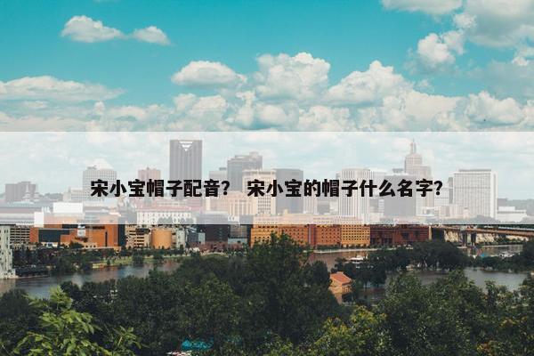 宋小宝帽子配音？ 宋小宝的帽子什么名字？