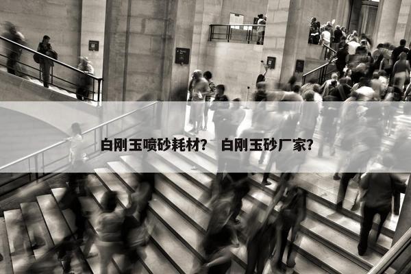 白刚玉喷砂耗材？ 白刚玉砂厂家？