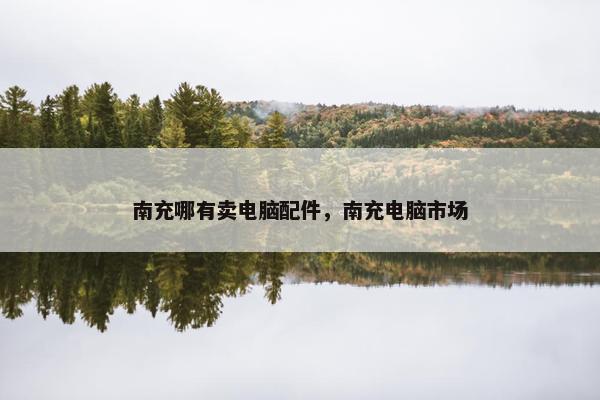 南充哪有卖电脑配件，南充电脑市场