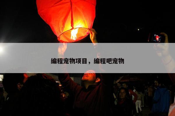 编程宠物项目，编程吧宠物