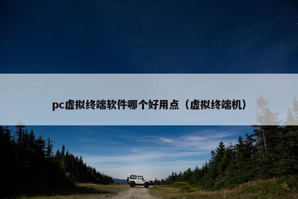 pc虚拟终端软件哪个好用点（虚拟终端机）