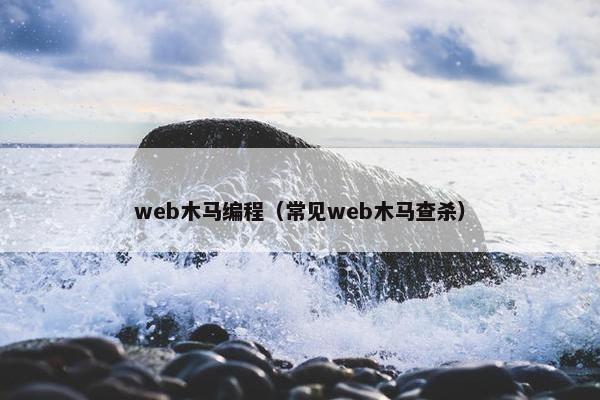 web木马编程（常见web木马查杀）