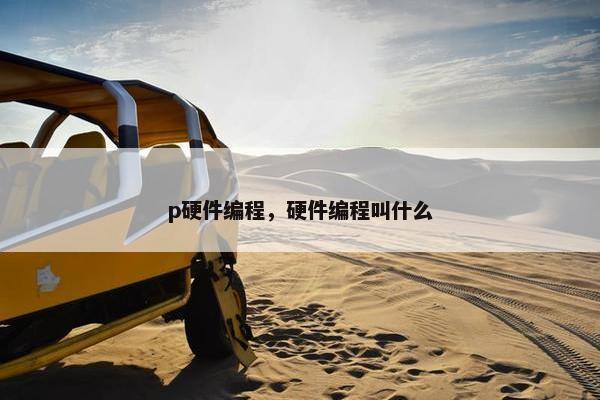 p硬件编程，硬件编程叫什么