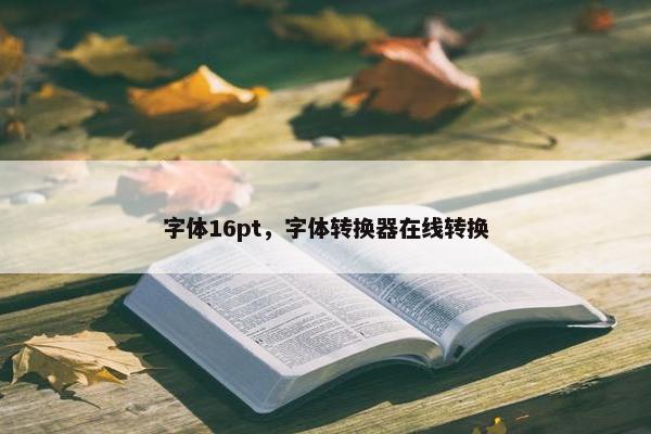 字体16pt，字体转换器在线转换