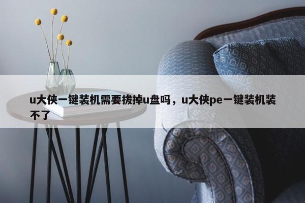 u大侠一键装机需要拔掉u盘吗，u大侠pe一键装机装不了