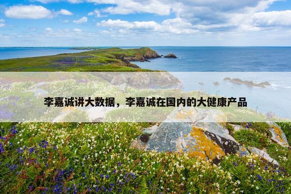 李嘉诚讲大数据，李嘉诚在国内的大健康产品
