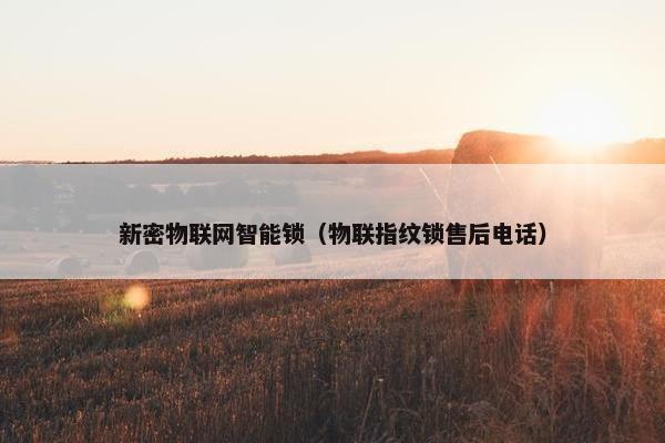 新密物联网智能锁（物联指纹锁售后电话）