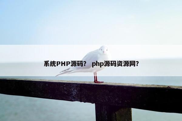 系统PHP源码？ php源码资源网？