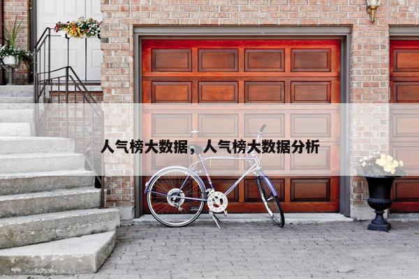 人气榜大数据，人气榜大数据分析