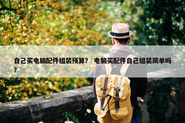 自己买电脑配件组装预算？ 电脑买配件自己组装简单吗？