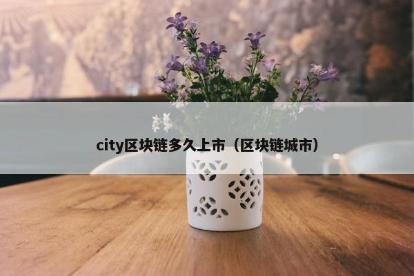 city区块链多久上市（区块链城市）