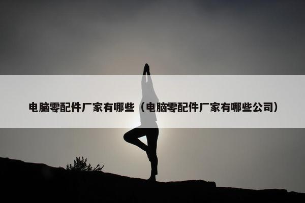 电脑零配件厂家有哪些（电脑零配件厂家有哪些公司）