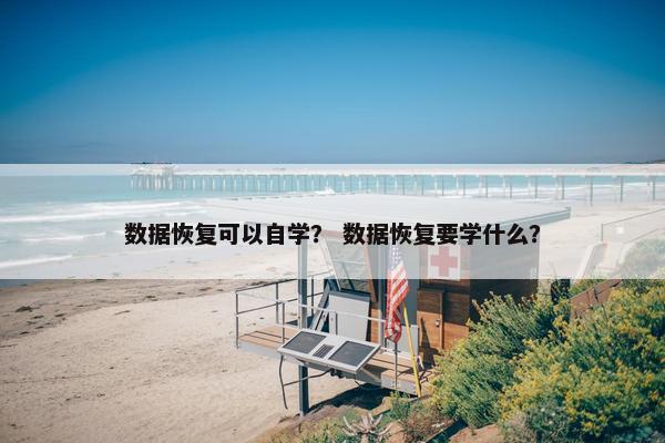 数据恢复可以自学？ 数据恢复要学什么？