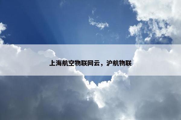 上海航空物联网云，沪航物联