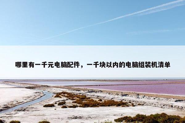 哪里有一千元电脑配件，一千块以内的电脑组装机清单