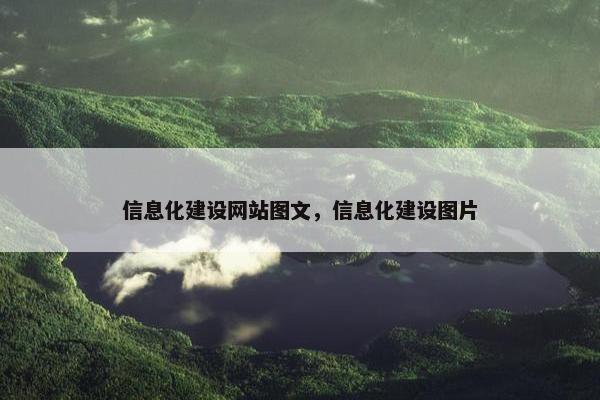 信息化建设网站图文，信息化建设图片