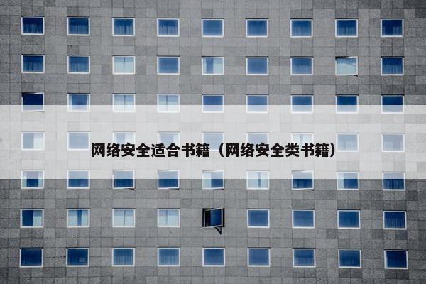 网络安全适合书籍（网络安全类书籍）