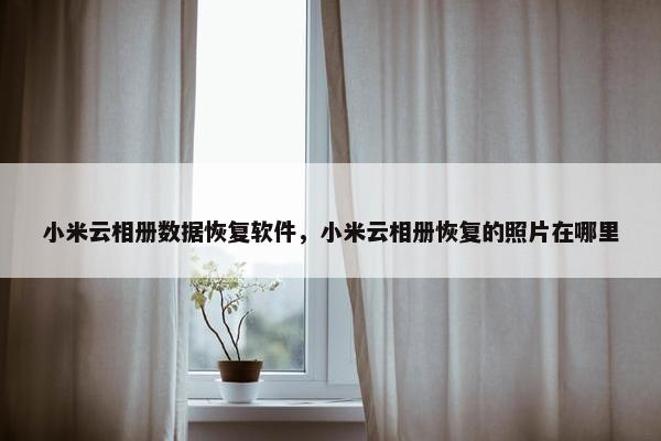 小米云相册数据恢复软件，小米云相册恢复的照片在哪里