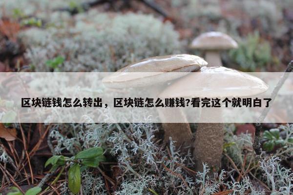 区块链钱怎么转出，区块链怎么赚钱?看完这个就明白了