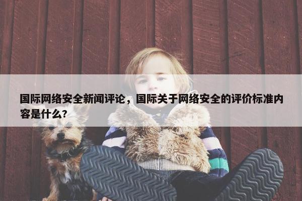 国际网络安全新闻评论，国际关于网络安全的评价标准内容是什么?