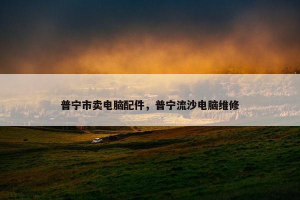 普宁市卖电脑配件，普宁流沙电脑维修