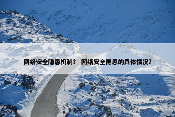网络安全隐患机制? 网络安全隐患的具体情况? 网络安全隐患机制? 网络安全隐患的具体情况?