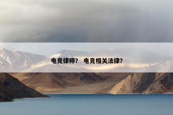 电竞律师? 电竞相关法律? 电竞律师? 电竞相关法律?