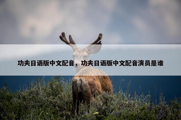 功夫日语版中文配音,功夫日语版中文配音演员是谁 功夫日语版中文配音,功夫日语版中文配音演员是谁