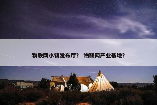 物联网小镇发布厅？ 物联网产业基地？