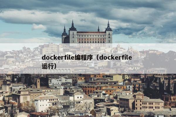 dockerfile编程序（dockerfile 运行）