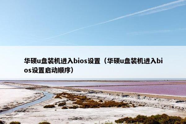 华硕u盘装机进入bios设置（华硕u盘装机进入bios设置启动顺序）