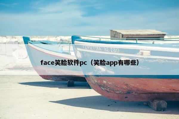 face笑脸软件pc（笑脸app有哪些）