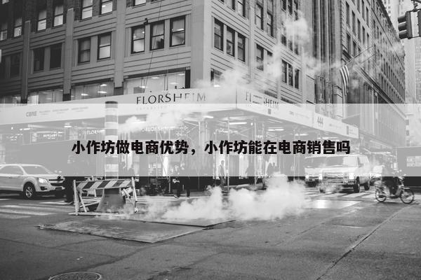 小作坊做电商优势，小作坊能在电商销售吗