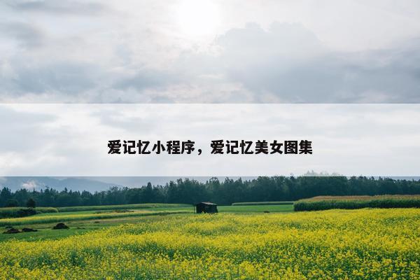 爱记忆小程序，爱记忆美女图集
