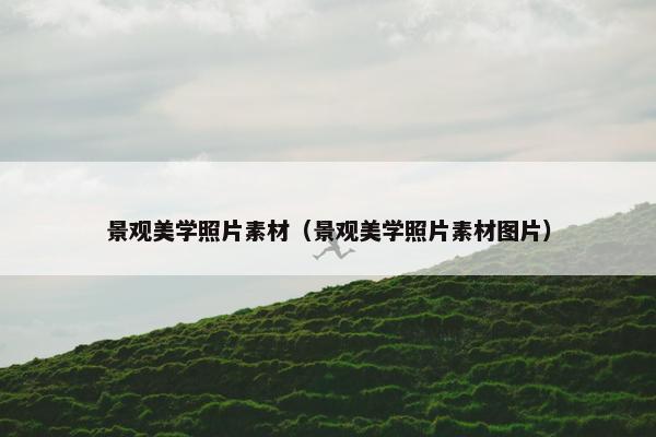 景观美学照片素材（景观美学照片素材图片）