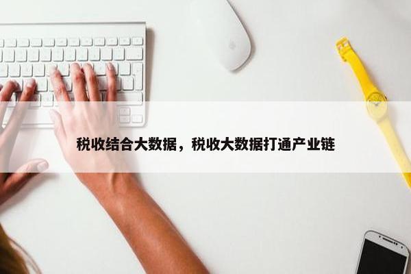 税收结合大数据,税收大数据打通产业链 税收结合大数据,税收大数据打通产业链