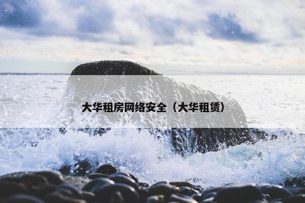 大华租房网络安全（大华租赁）