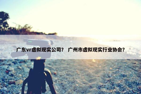 广东vr虚拟现实公司？ 广州市虚拟现实行业协会？